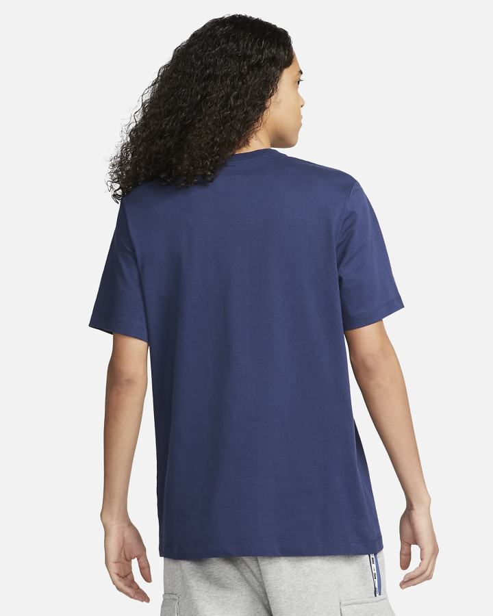 Camiseta Nike Sportswear JDI Hombre Azul Marino Blancas | YADWF-1892