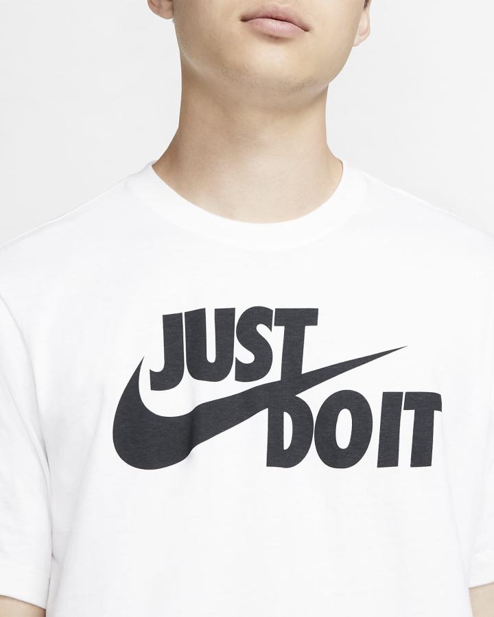 Camiseta Nike Sportswear JDI Hombre Blancas Negras | PKVWF-3892