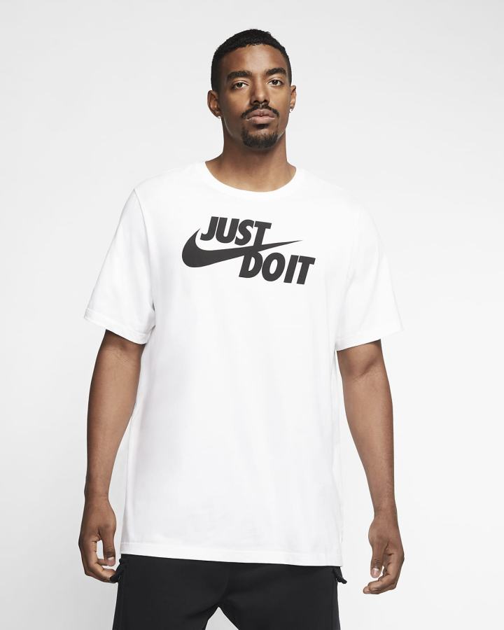 Camiseta Nike Sportswear JDI Hombre Blancas Negras | PKVWF-3892