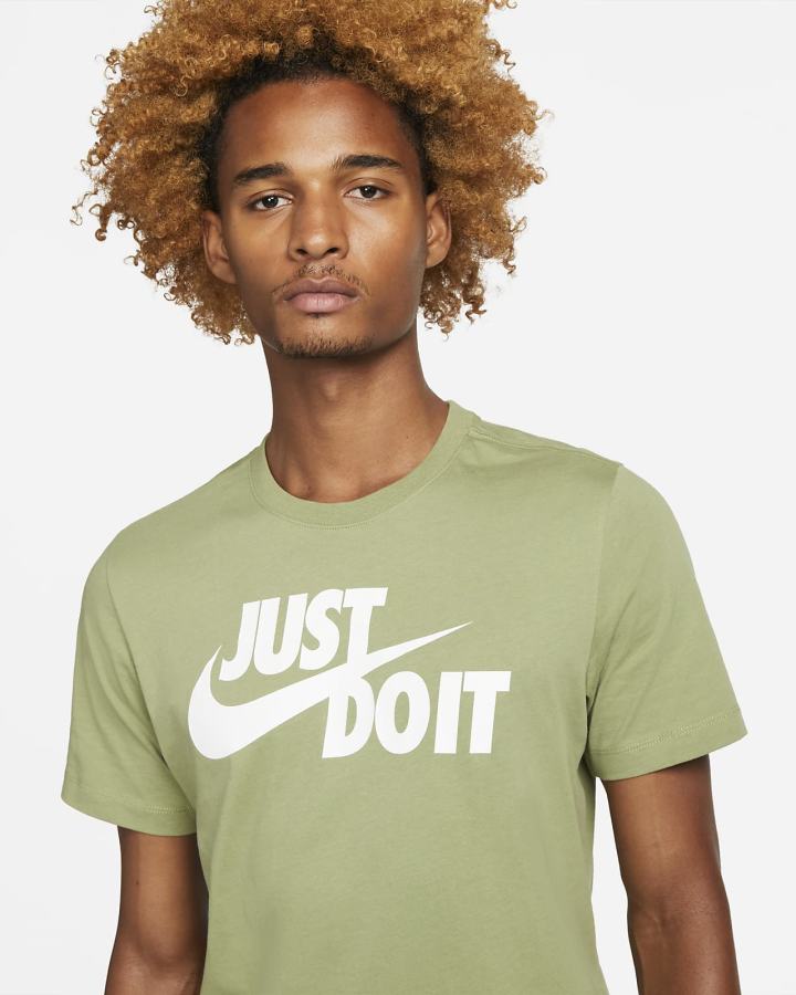 Camiseta Nike Sportswear JDI Hombre Blancas | QPEOU-5810