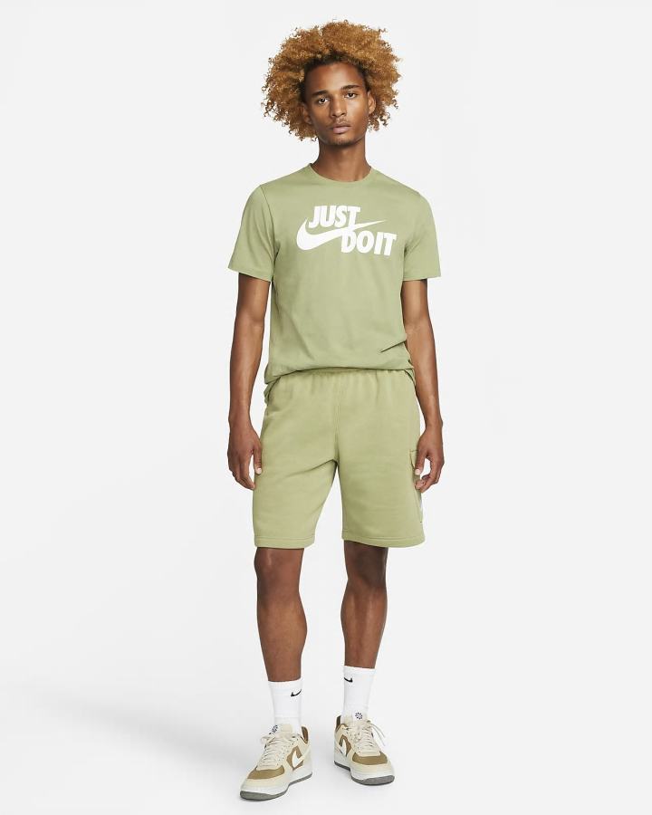 Camiseta Nike Sportswear JDI Hombre Blancas | QPEOU-5810