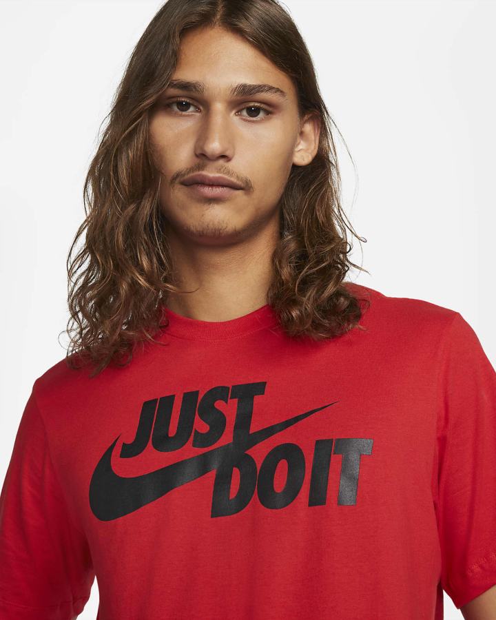Camiseta Nike Sportswear JDI Hombre Rojas Negras | THZVC-9467