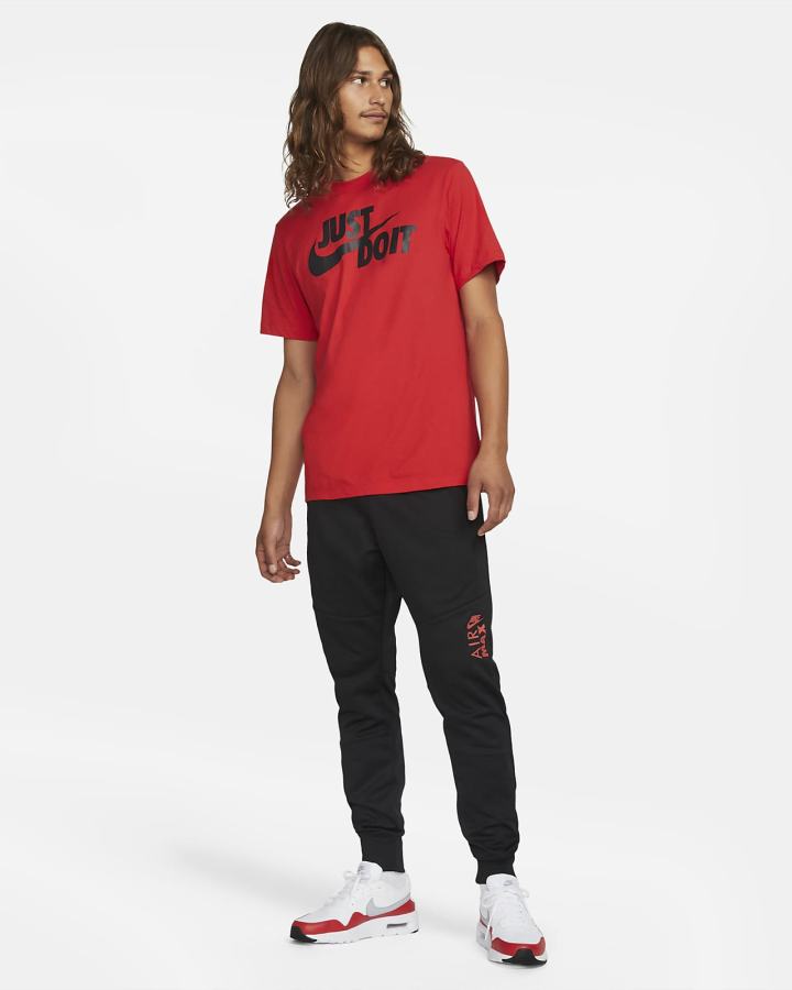 Camiseta Nike Sportswear JDI Hombre Rojas Negras | THZVC-9467