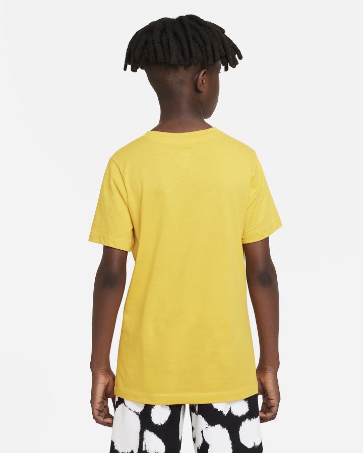 Camiseta Nike Sportswear Kids (Extended Size) Niño Amarillo | CTRIX-5648