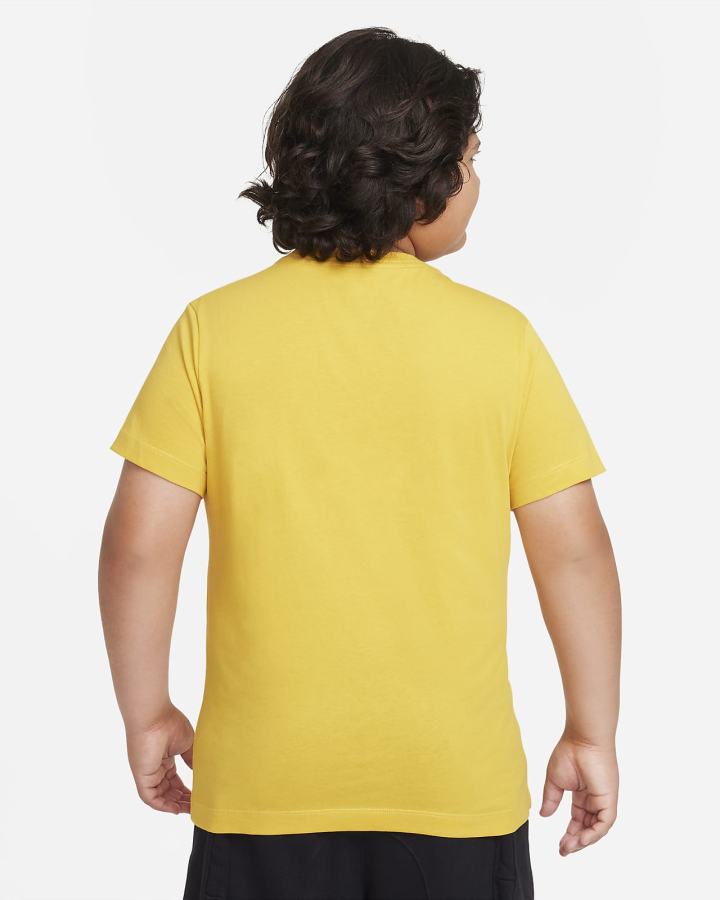 Camiseta Nike Sportswear Kids (Extended Size) Niño Amarillo | HPLAD-2490