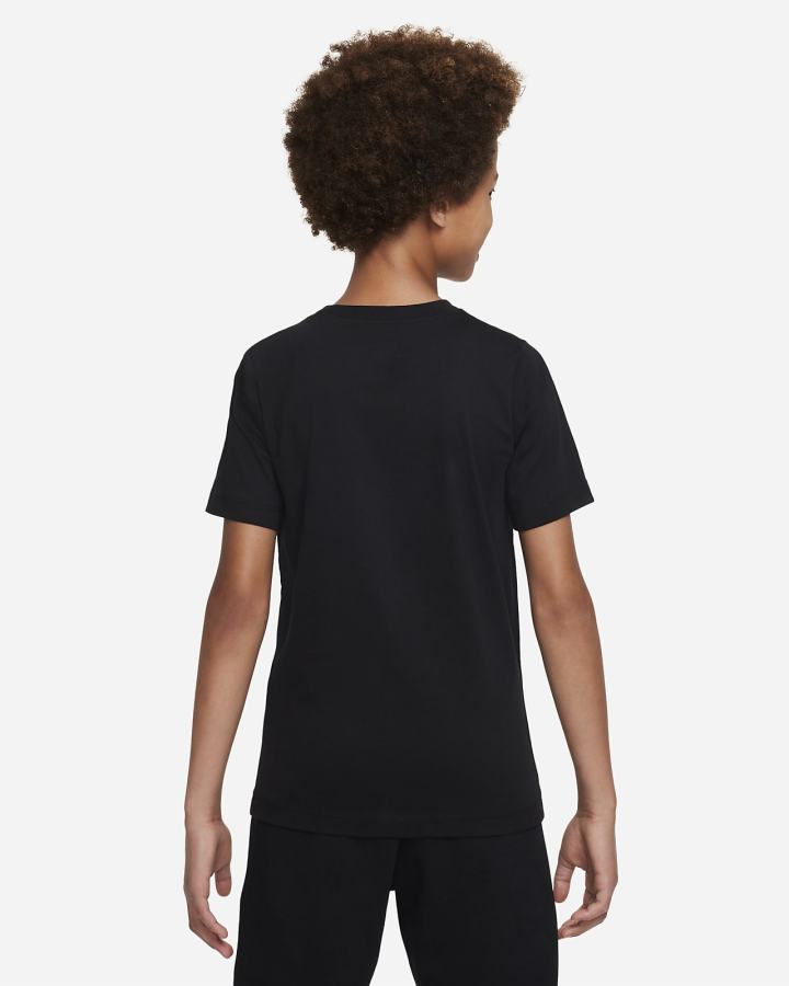 Camiseta Nike Sportswear Kids (Extended Size) Niño Negras | HSZVF-2698