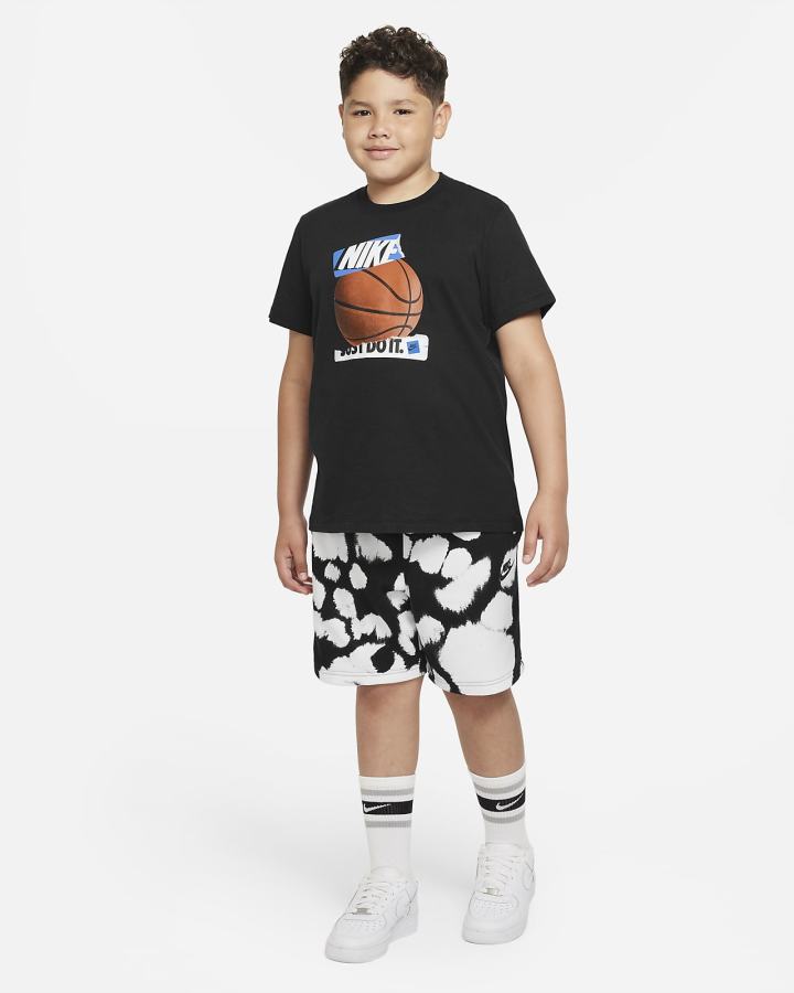 Camiseta Nike Sportswear Kids (Extended Size) Niño Negras | JTLMK-8930