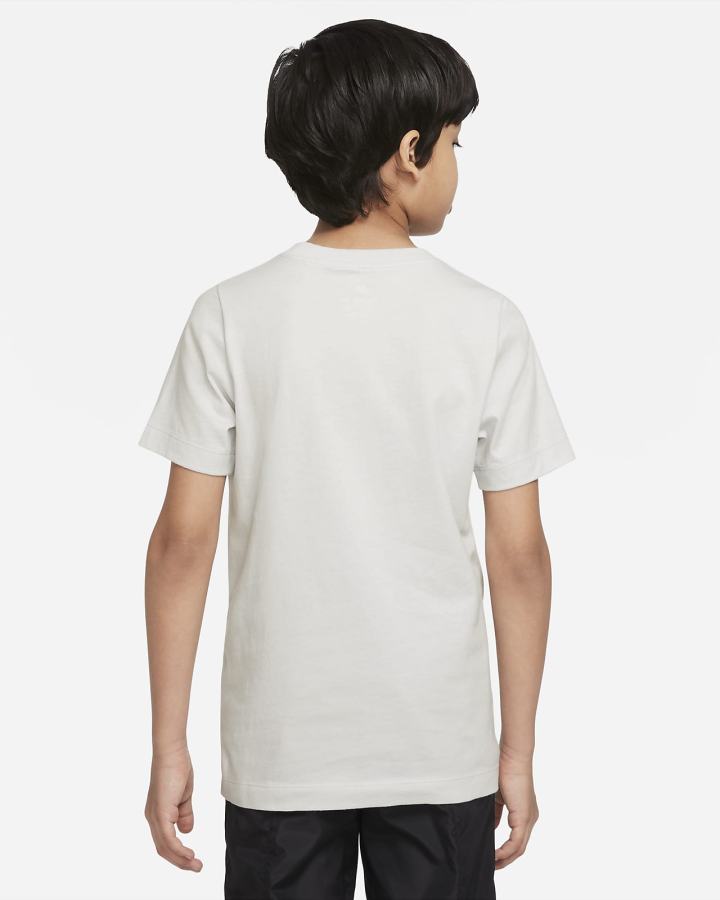 Camiseta Nike Sportswear Kids (Extended Size) Niño Blancas | MVIHQ-7293