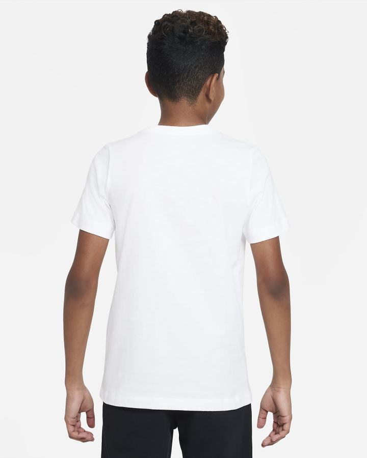Camiseta Nike Sportswear Kids (Extended Size) Niño Blancas | RFOHI-4172