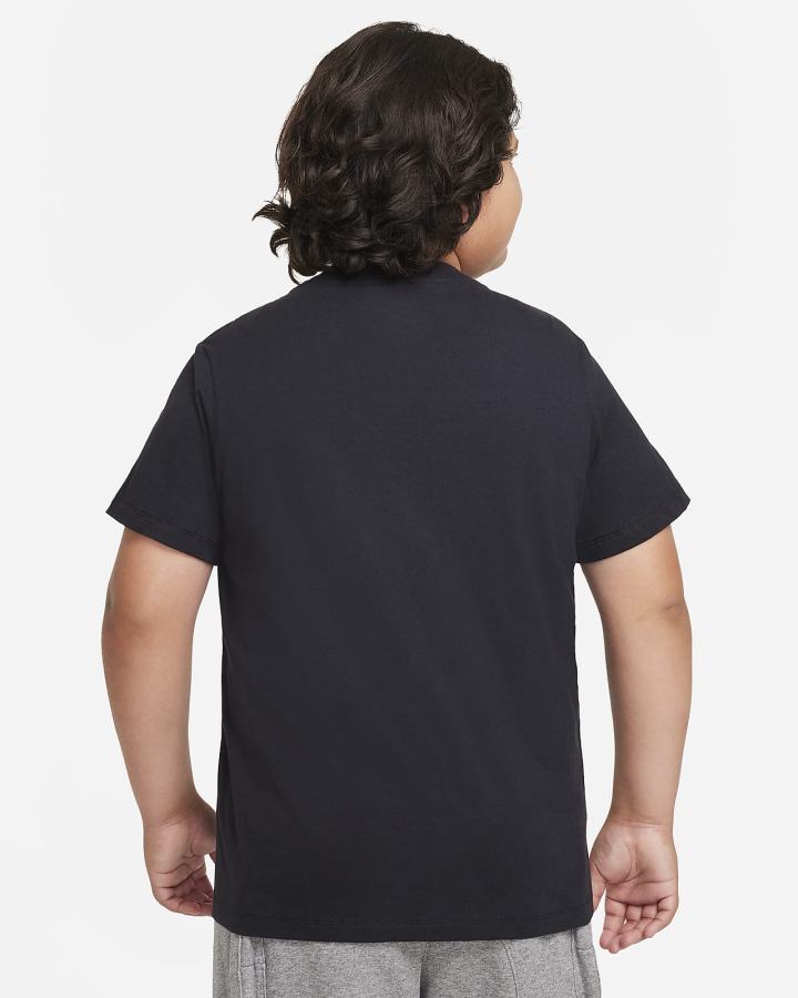 Camiseta Nike Sportswear Kids (Extended Size) Niño Negras | RJPNA-8749