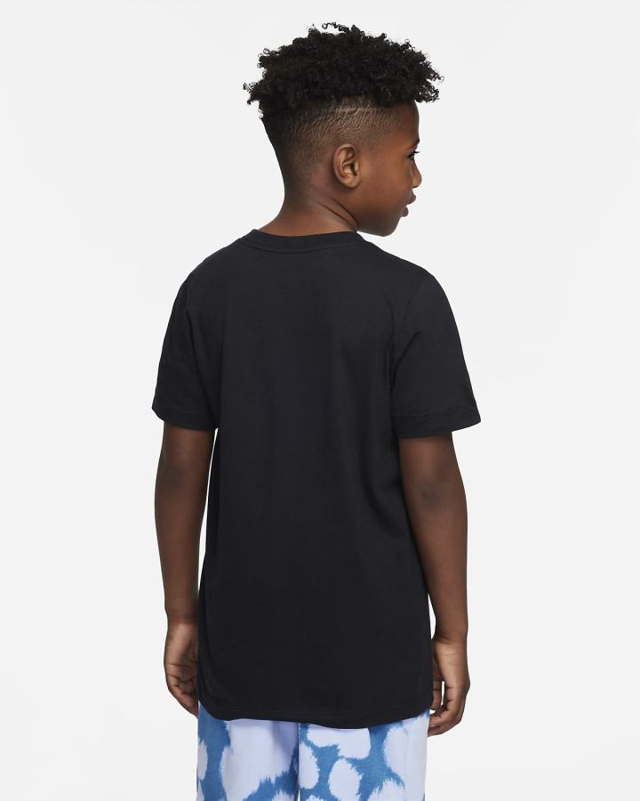 Camiseta Nike Sportswear Kids (Extended Size) Niño Negras | SIDLN-4751