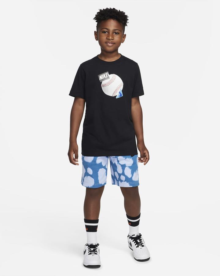 Camiseta Nike Sportswear Kids (Extended Size) Niño Negras | SIDLN-4751