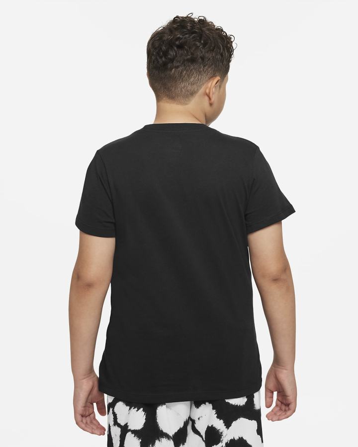 Camiseta Nike Sportswear Kids (Extended Size) Niño Negras | UWEAY-6387