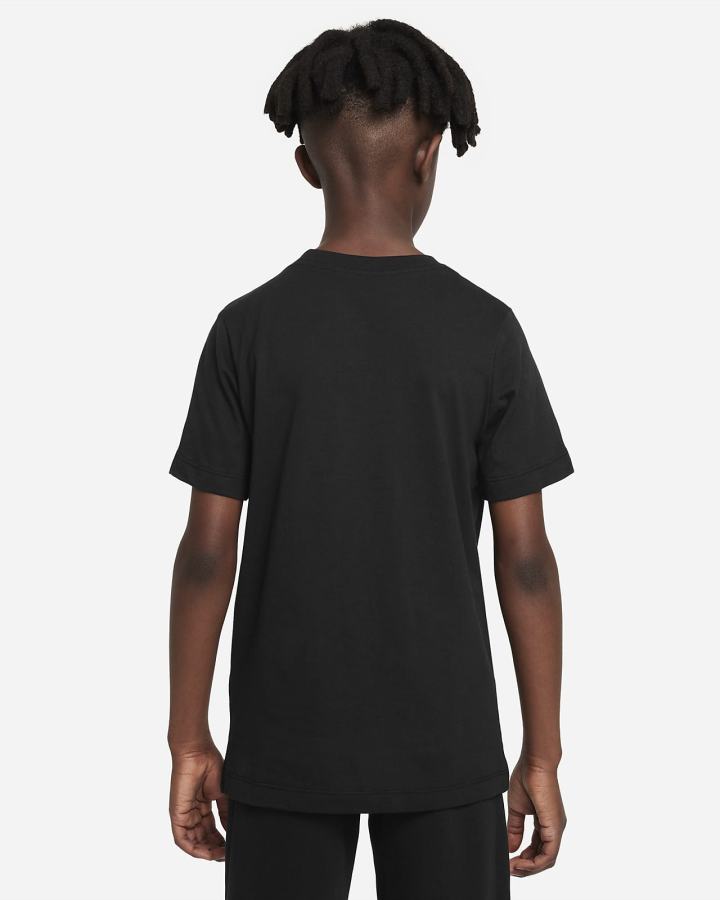 Camiseta Nike Sportswear Kids (Extended Size) Niño Negras | WGCYA-5371
