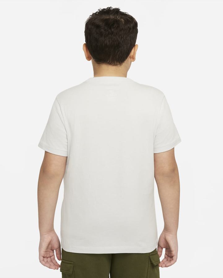Camiseta Nike Sportswear Kids (Extended Size) Niño Blancas | XOMSE-2694