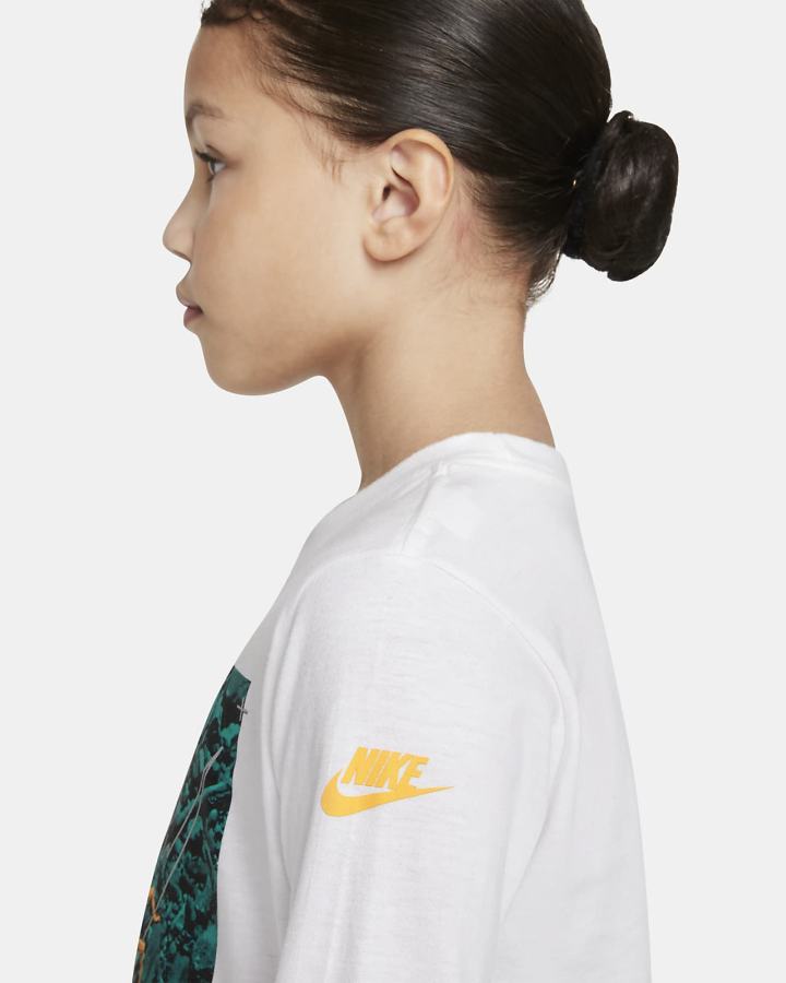 Camiseta Nike Sportswear Kids Long-Sleeve Niño Blancas | EJRDI-6287