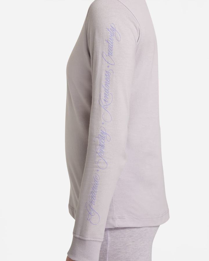 Camiseta Nike Sportswear Kids Long-Sleeve Niña Moradas | SBHXR-7581