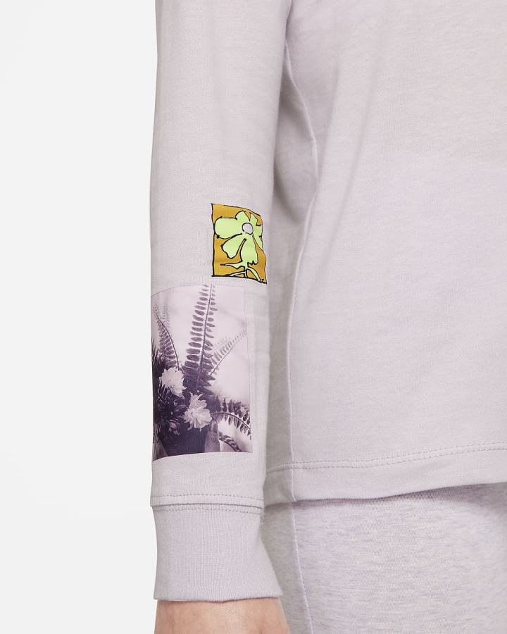 Camiseta Nike Sportswear Kids Long-Sleeve Niña Moradas | SBHXR-7581
