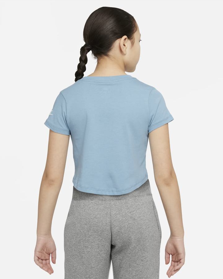 Camiseta Nike Sportswear Kids Niña Azules | ENLHS-5689