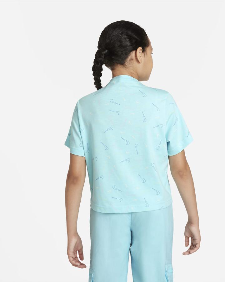 Camiseta Nike Sportswear Kids Niña Azules | PLWVM-7046