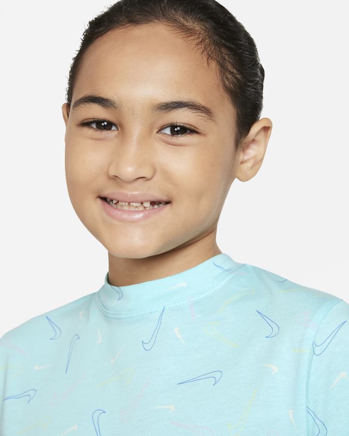 Camiseta Nike Sportswear Kids Niña Azules | PLWVM-7046