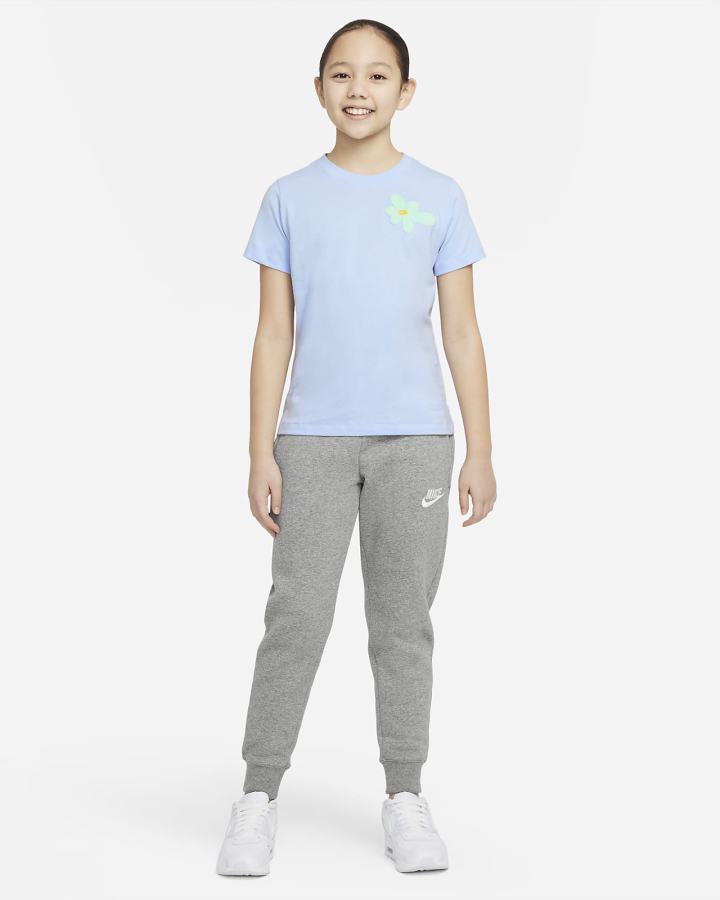 Camiseta Nike Sportswear Kids Niña Azules Claro | RMZBE-7129