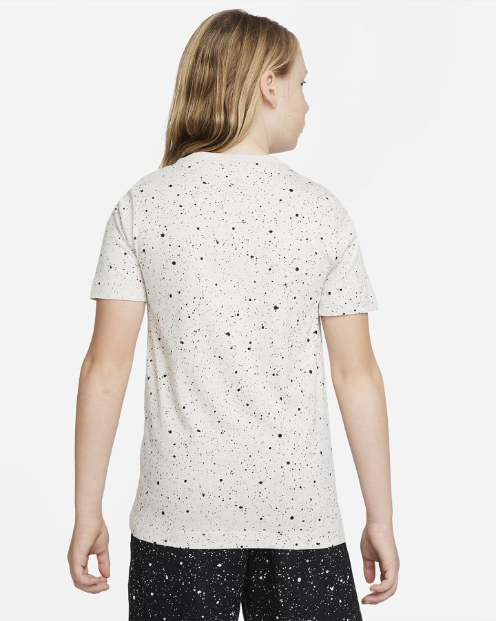 Camiseta Nike Sportswear Kids Niña Beige Claro | DBFGI-7250