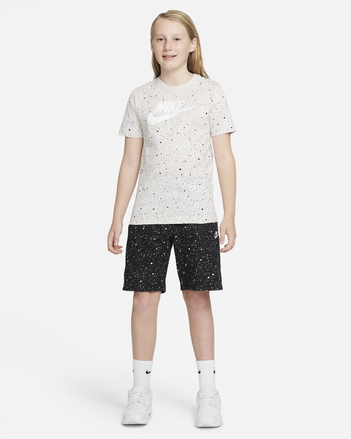 Camiseta Nike Sportswear Kids Niña Beige Claro | DBFGI-7250