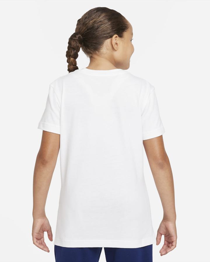 Camiseta Nike Sportswear Kids Niña Blancas | GLTUI-2351