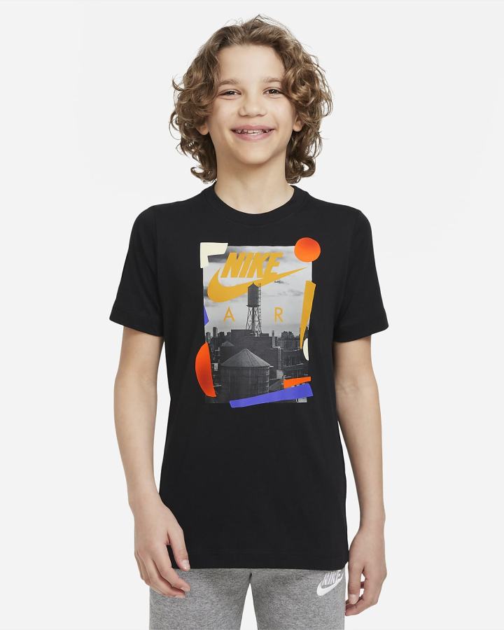 Camiseta Nike Sportswear Kids Niña Blancas | LIAKE-8206