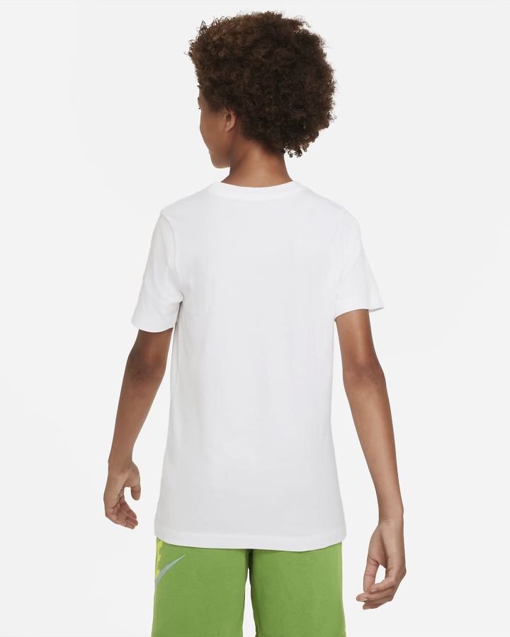 Camiseta Nike Sportswear Kids Niña Blancas | MQBTZ-8329
