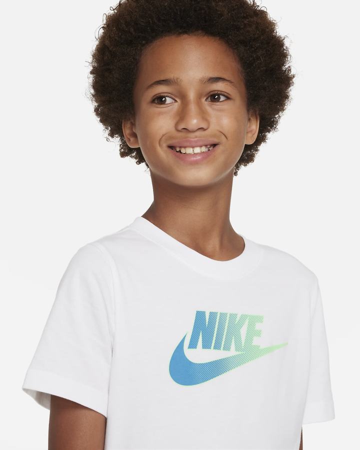 Camiseta Nike Sportswear Kids Niña Blancas | MQBTZ-8329