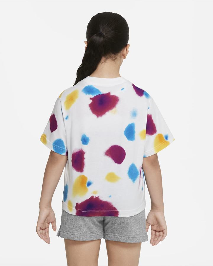 Camiseta Nike Sportswear Kids Niña Blancas | WCUXZ-1806