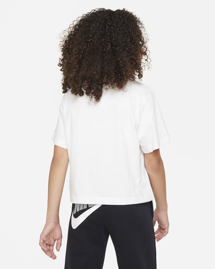 Camiseta Nike Sportswear Kids Niña Blancas | WGSNZ-0461