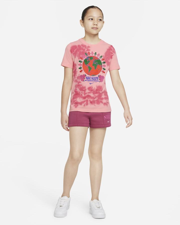 Camiseta Nike Sportswear Kids Niña Coral | BFXGP-1584