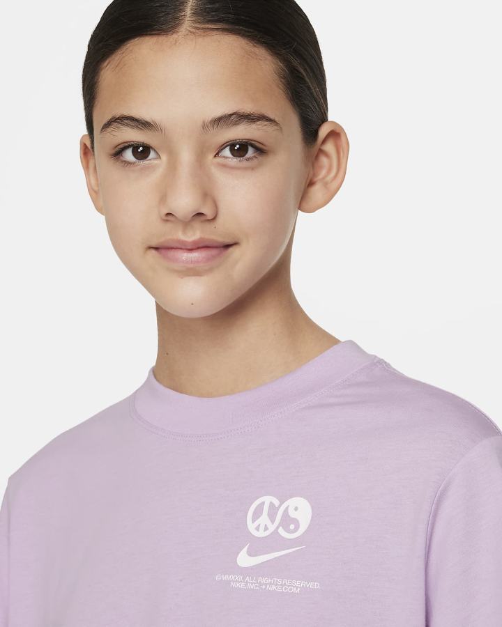 Camiseta Nike Sportswear Kids Niña Moradas | FBNTU-2593
