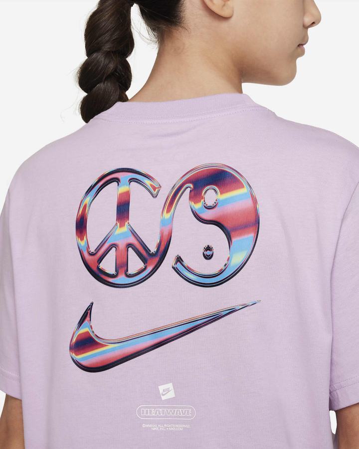 Camiseta Nike Sportswear Kids Niña Moradas | FBNTU-2593