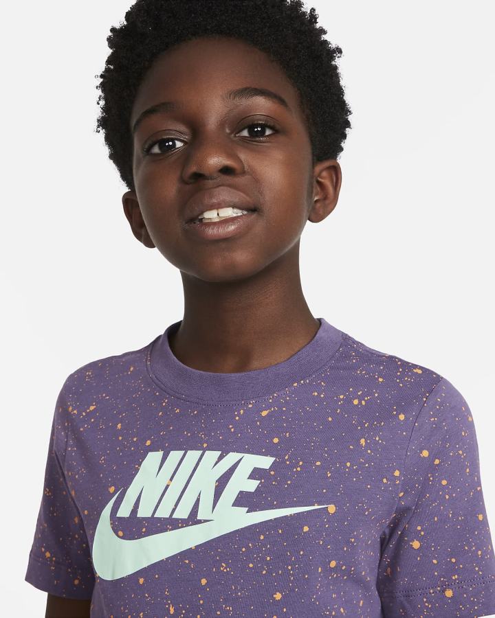Camiseta Nike Sportswear Kids Niña Moradas | KALGX-6459
