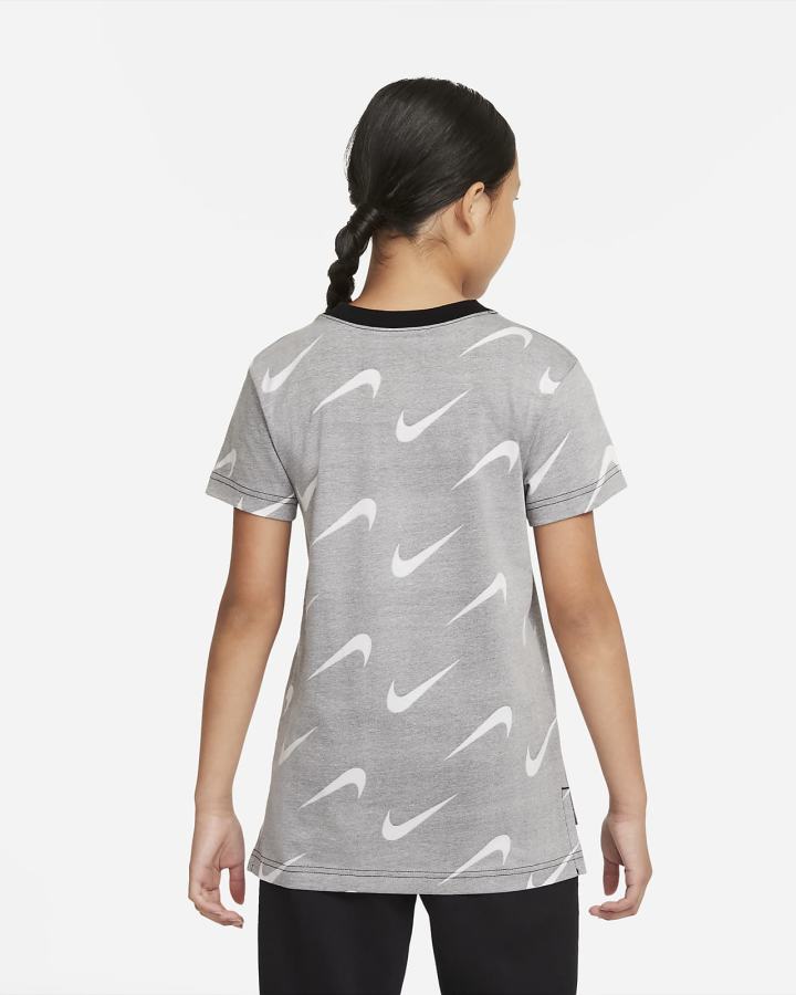 Camiseta Nike Sportswear Kids Niña Negras | AFXMZ-6210