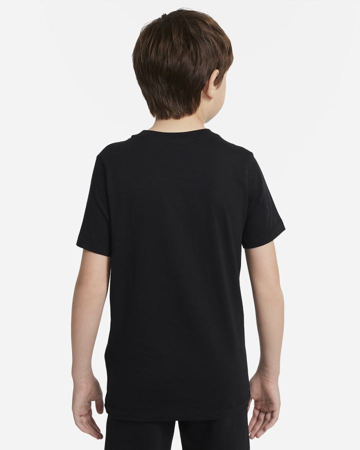 Camiseta Nike Sportswear Kids Niña Negras | BUXPV-7021