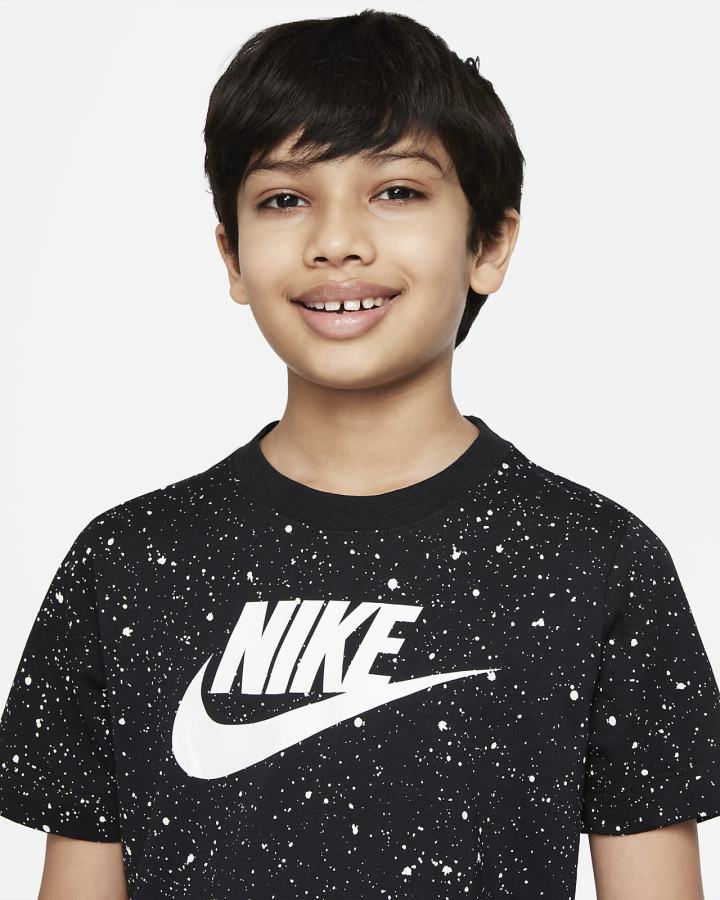 Camiseta Nike Sportswear Kids Niña Negras | FJRSZ-2109