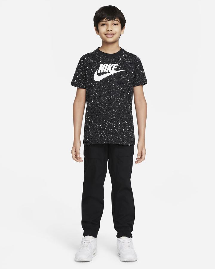 Camiseta Nike Sportswear Kids Niña Negras | FJRSZ-2109
