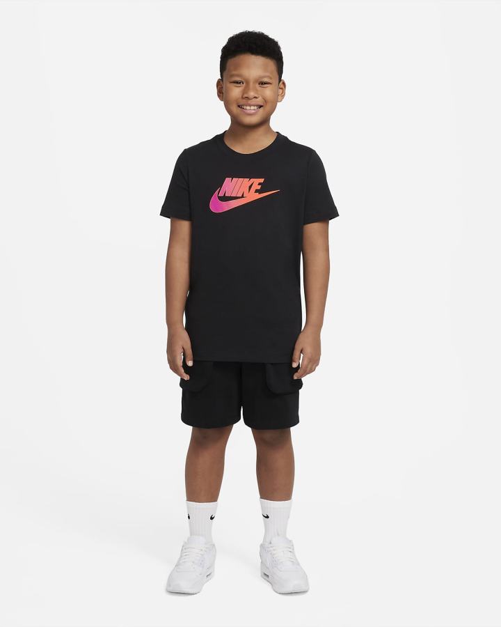 Camiseta Nike Sportswear Kids Niña Negras | IOFYK-1593