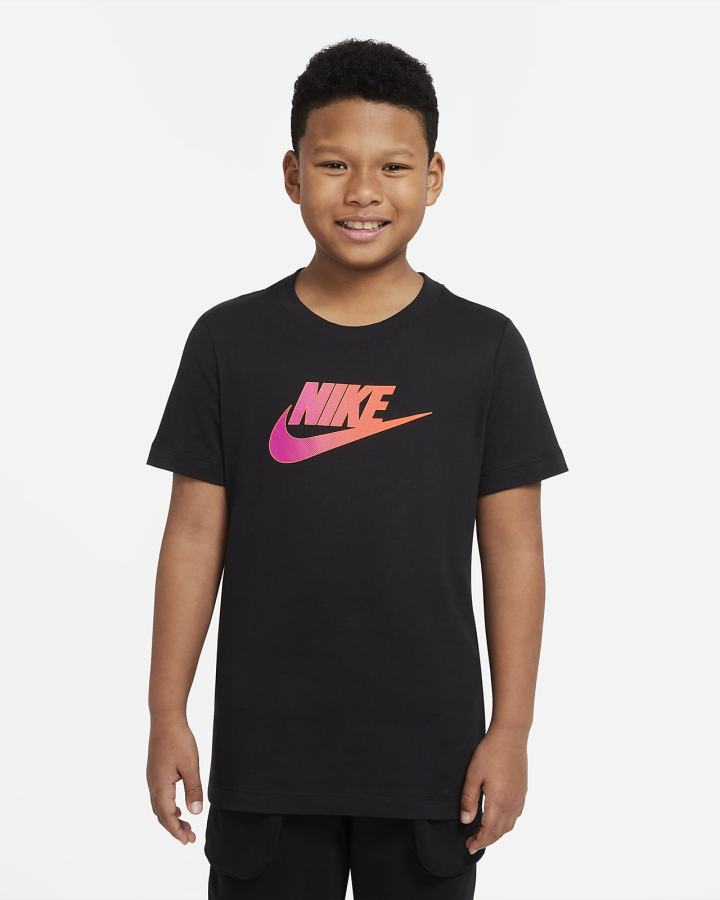 Camiseta Nike Sportswear Kids Niña Negras | IOFYK-1593