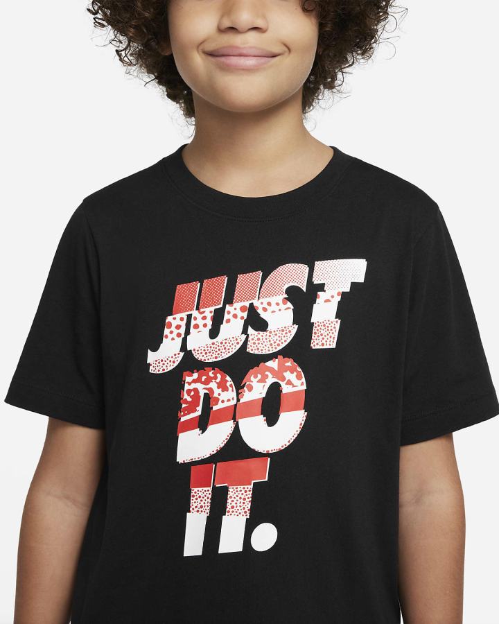 Camiseta Nike Sportswear Kids Niña Negras | JLMWH-4298