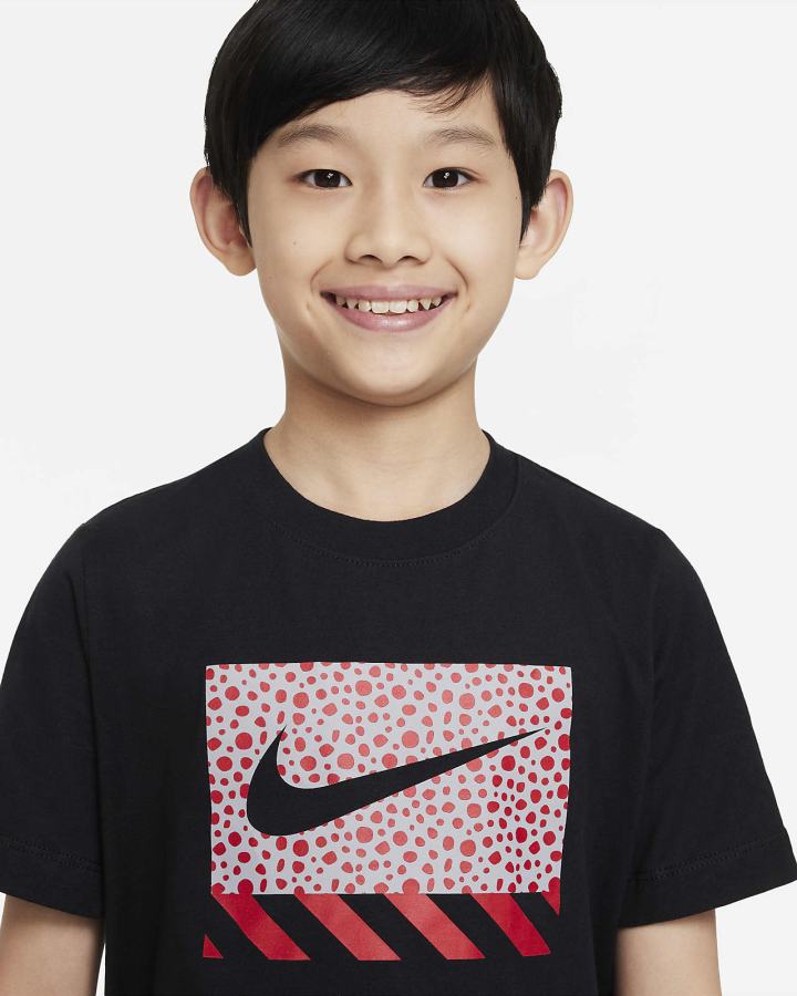 Camiseta Nike Sportswear Kids Niña Negras | UEDTG-2358
