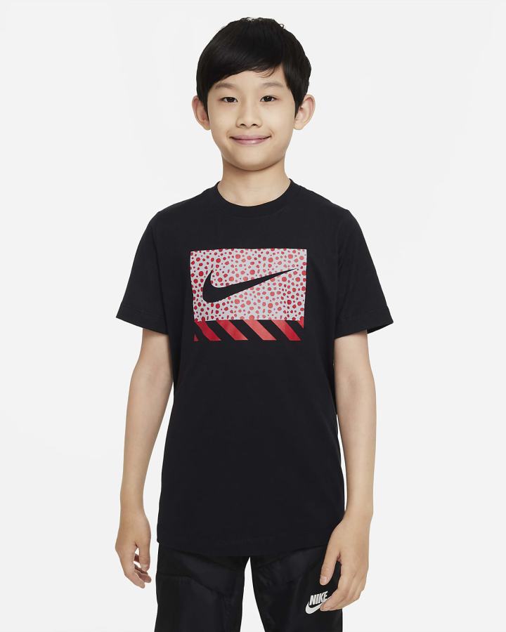 Camiseta Nike Sportswear Kids Niña Negras | UEDTG-2358