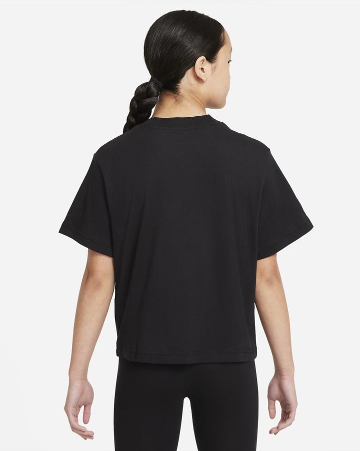Camiseta Nike Sportswear Kids Niña Negras | ULZRI-5096