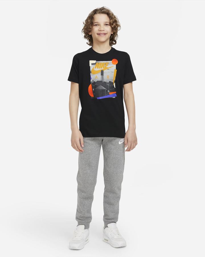 Camiseta Nike Sportswear Kids Niña Negras | XCWPK-0287