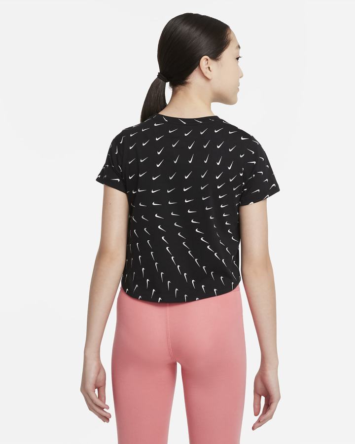Camiseta Nike Sportswear Kids Niña Negras Rosas Azules | YOPAQ-6591